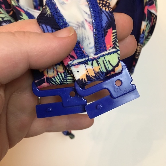 Kelly Brook Bikini Top Tropical Halter Top US 34C UK 34DD - Picture 5 of 9